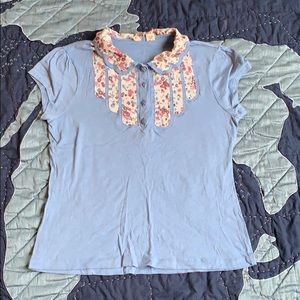Sweet Vintagey Top by Moth, Size Large